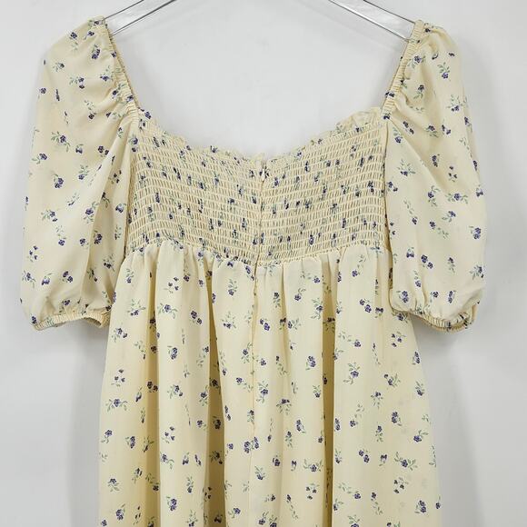 Glamorous Maternity Bloom Romper US 6‎ Yellow Motif - Picture 7 of 11